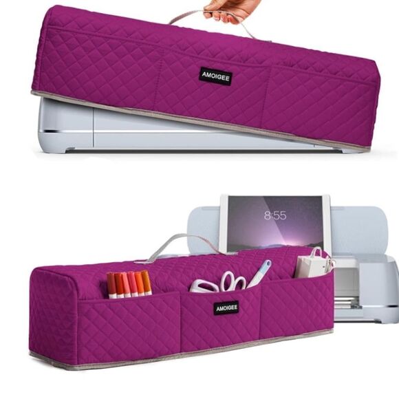 🎀 NEW Cricut Dust Cover 🎀 Purple - Picture 1 of 4
